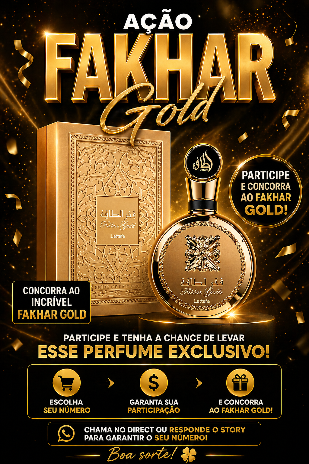 ???? Rifa Fakhar Gold Exclusiva