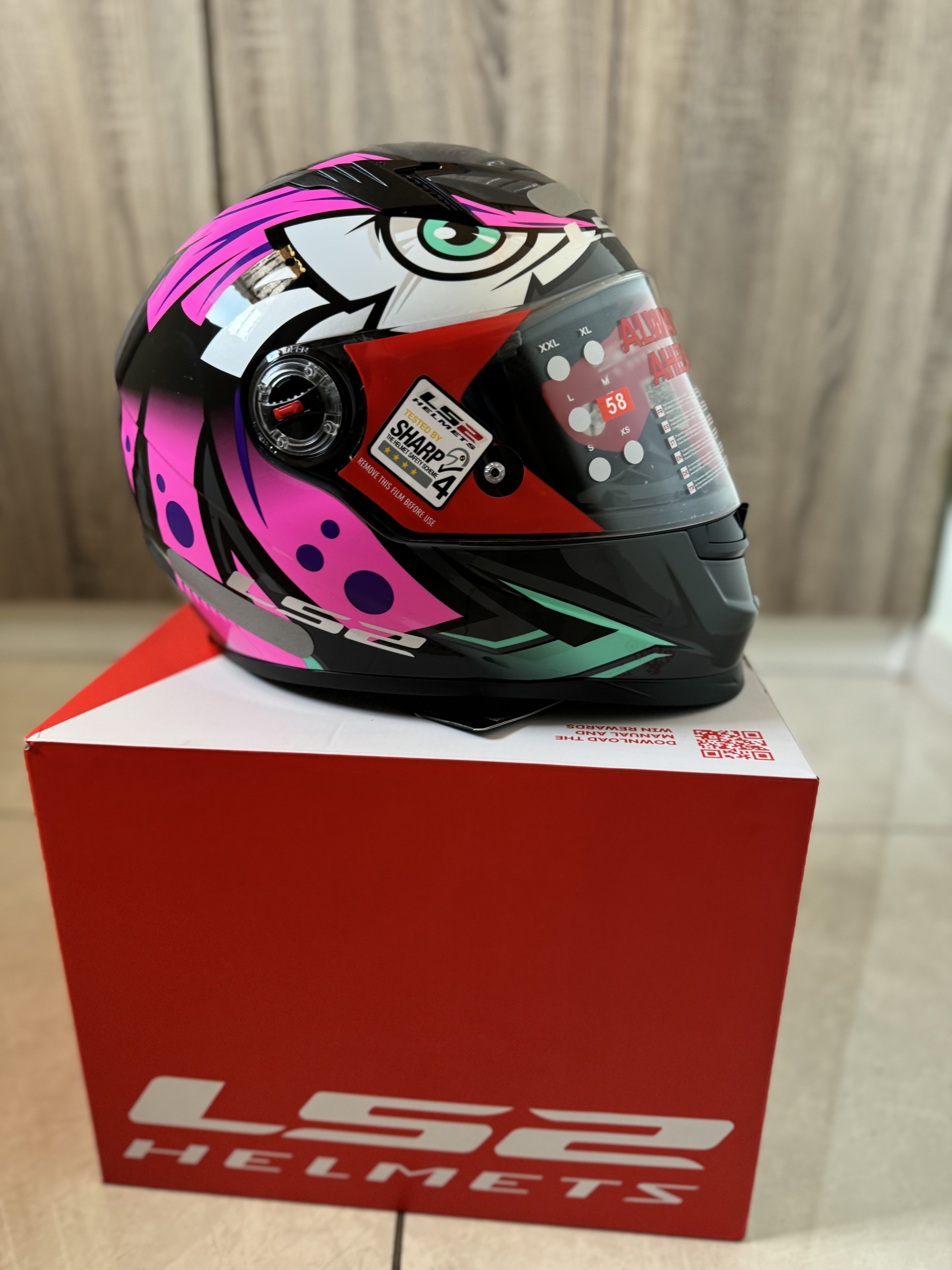 LS2 TRIBAL ROSA OU 500$ NO PIX