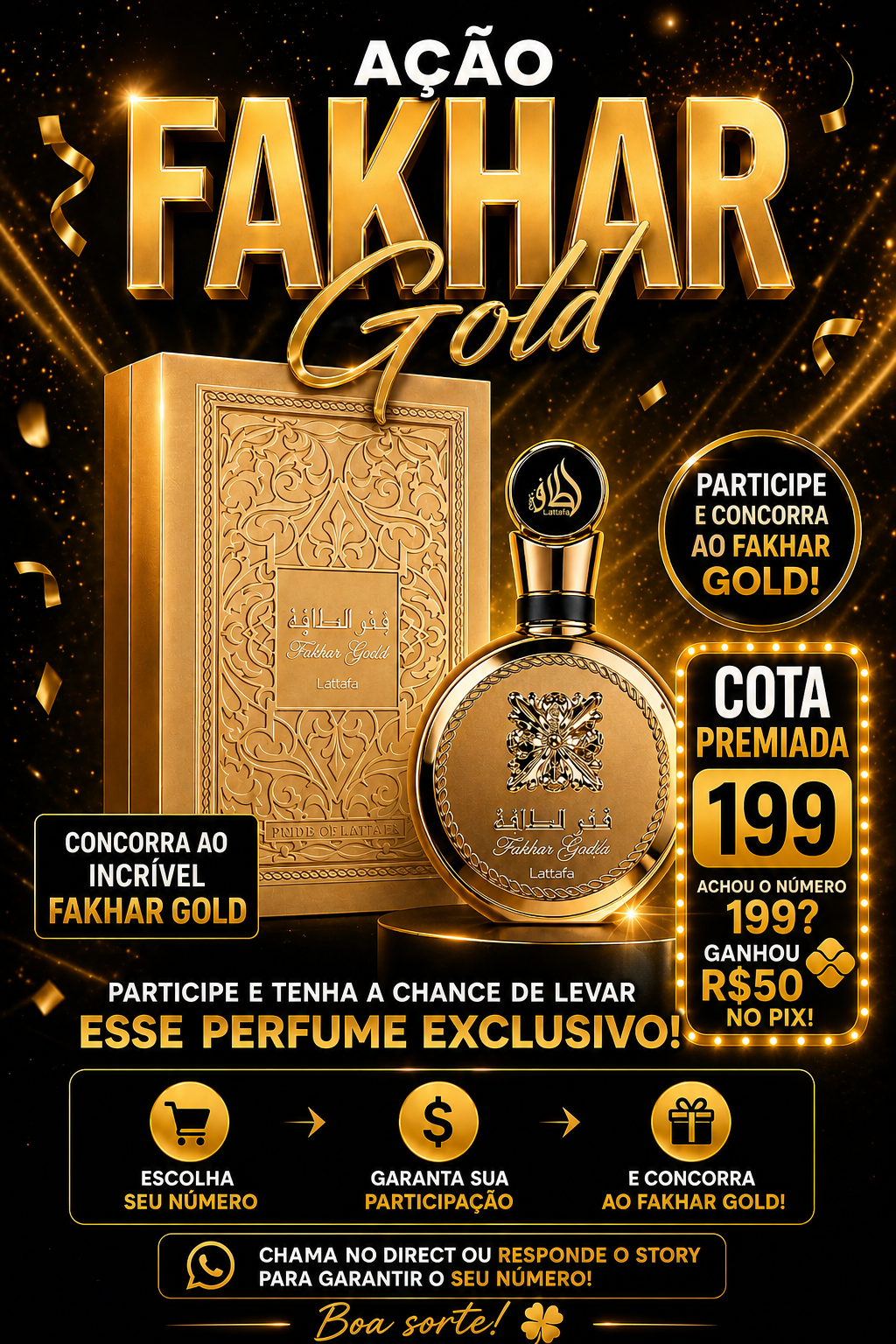 ???? Rifa Fakhar Gold Exclusiva