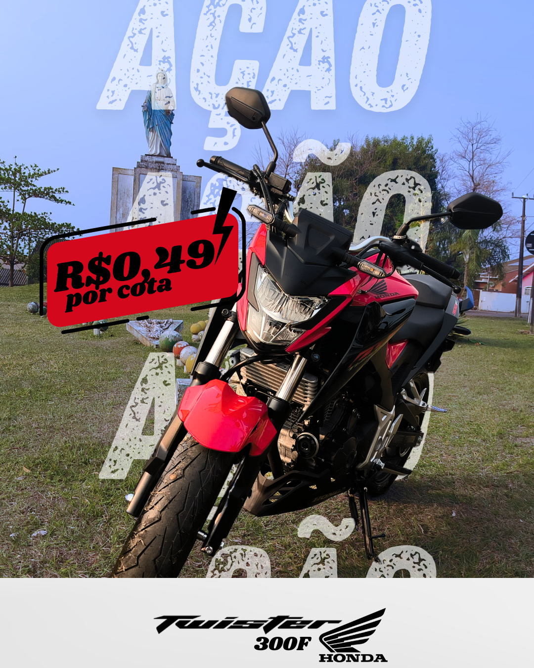 Twister CB300F ou R$20.000 no Pix! ????